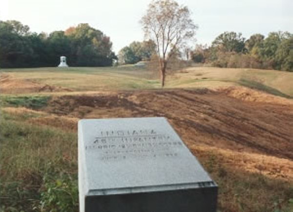 Position Marker Sharpshooters-Line 46th Indiana Infantry (Union)