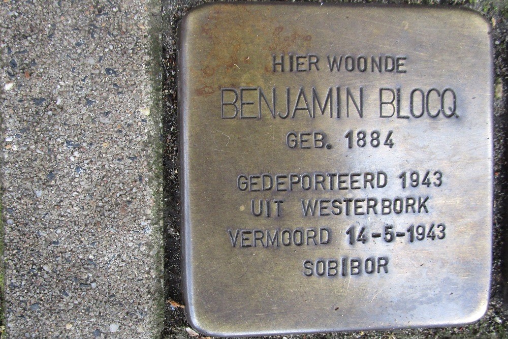 Stolpersteine Tweede van der Helststraat 73 #2