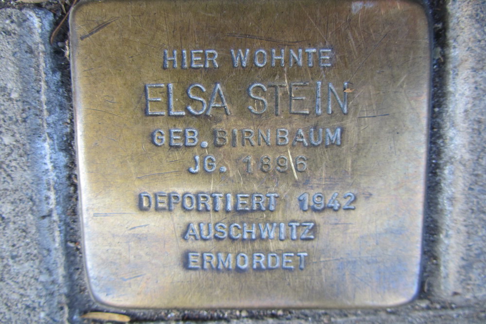 Stumbling Stone Nussbaumerstraße 84