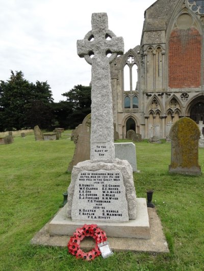 Oorlogsmonument St. Mary and the Holy Cross Church