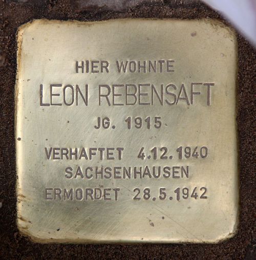 Stolpersteine Friedbergstraße 26 #4