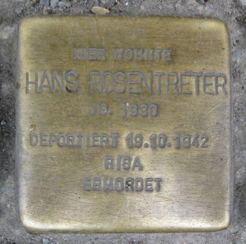 Stumbling Stones Rosa-Luxemburg-Straße 18 #5