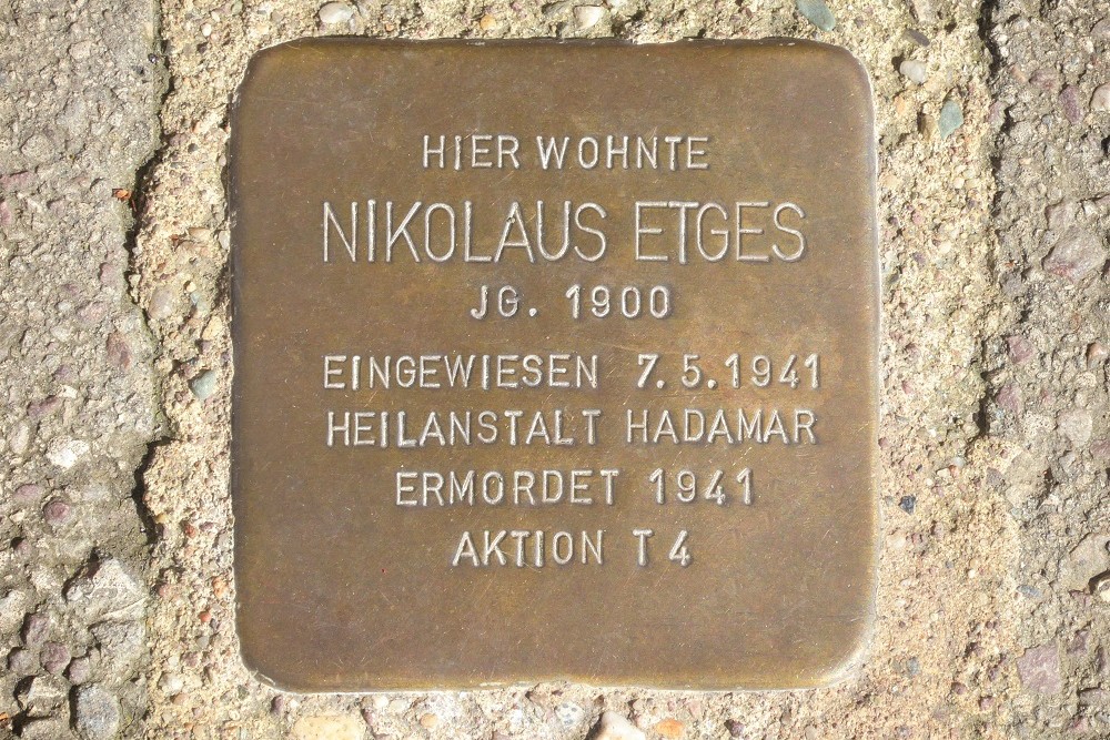Stolperstein Friedrich-Wilhelm-Straße 57A