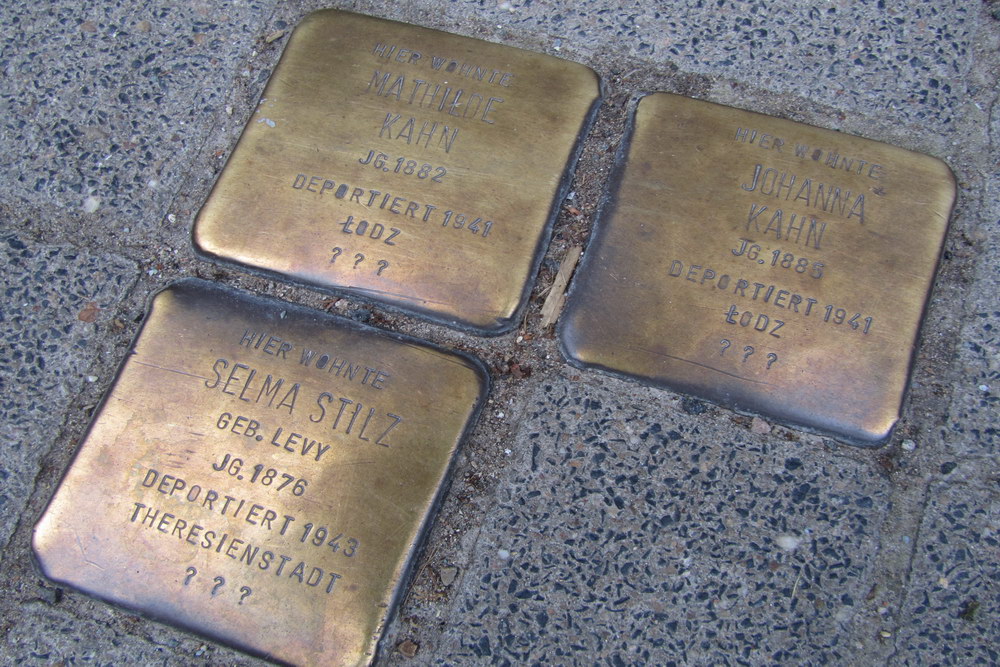 Stolpersteine Kartuserhof 37