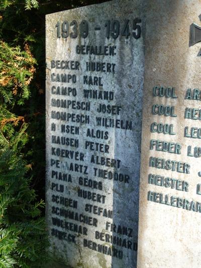 War Memorial Lichtenbusch #3