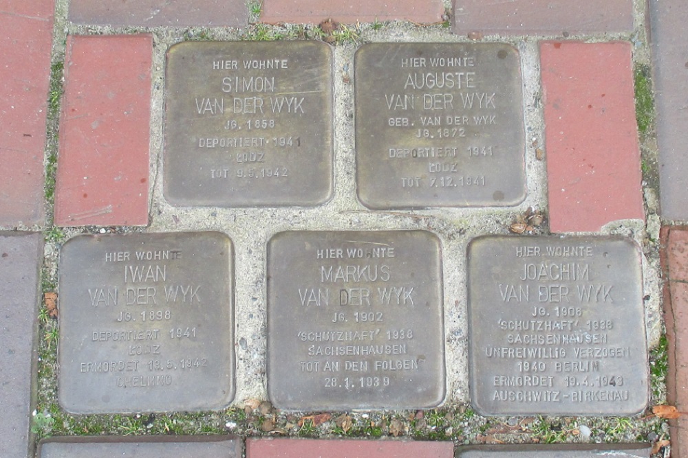 Stolpersteine Mhlenstrae 44