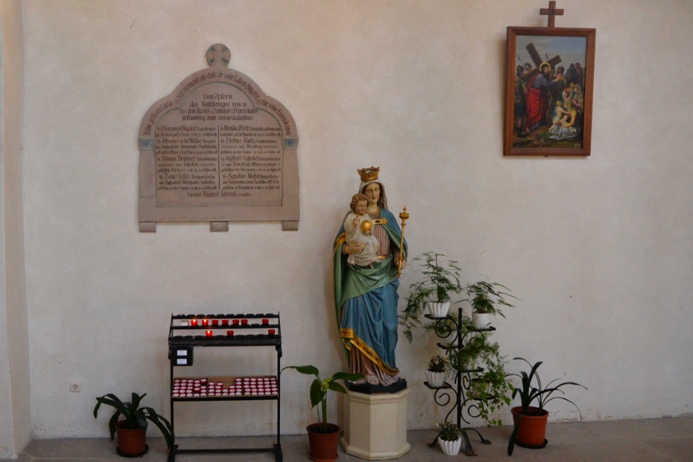 Oorlogsmonument Klooster en Seminar Franciscaner Bamberg #2