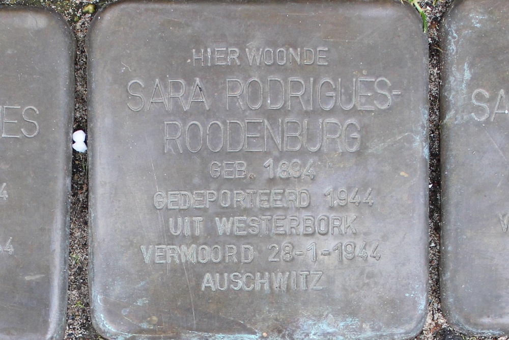 Stolpersteine Eerste Atjehstraat 98 #3