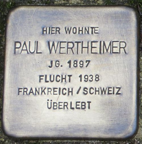 Stolpersteine Hermann-Dietrich-Strae 10 #1