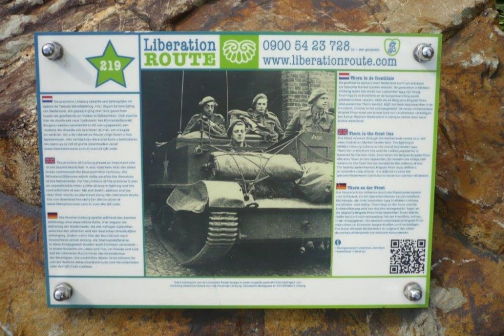 Liberation Route Marker 219: Thorn in the frontline #4