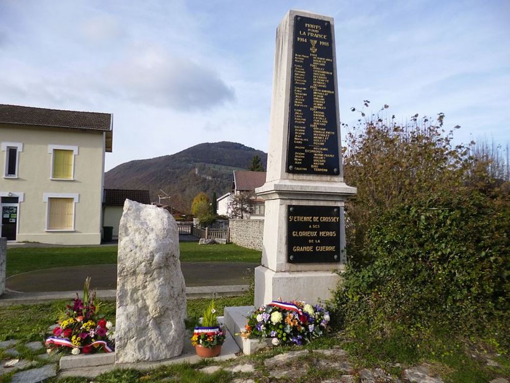 Oorlogsmonument Saint-tienne-de-Crossey #1