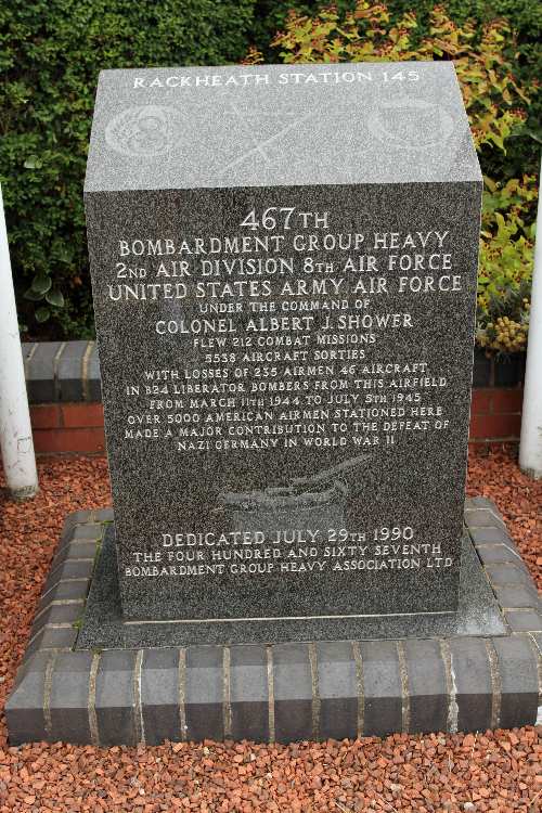 Monument 467e Bombardment Group Heavy #2