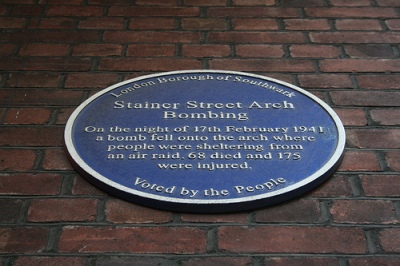 Gedenkteken Bombardement Stainer Street