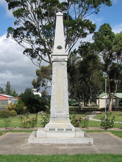 Oorlogsmonument Longwarry