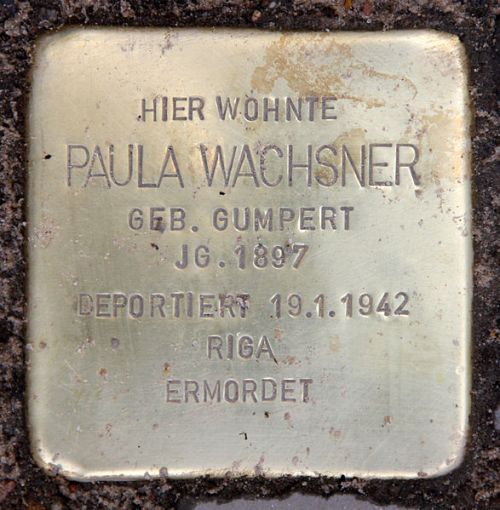 Stolpersteine Mommsenstraße 35 #4