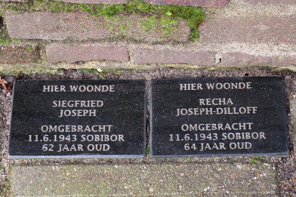 Remembrance Stones Burgemeester Tutein Noltheniuslaan 27