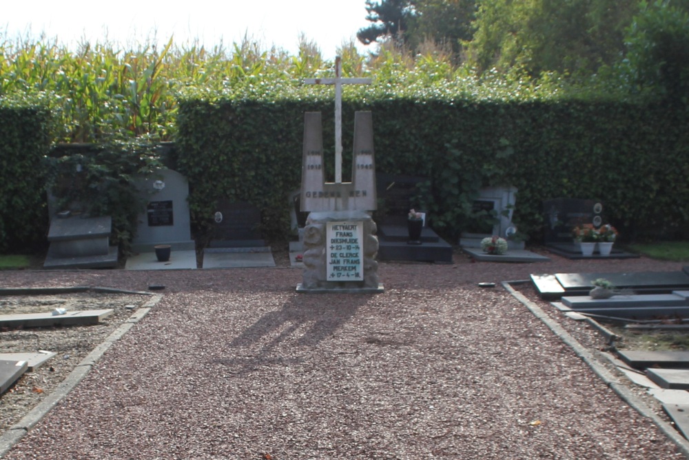 Oorlogsmonument Begraafplaats Baardegem