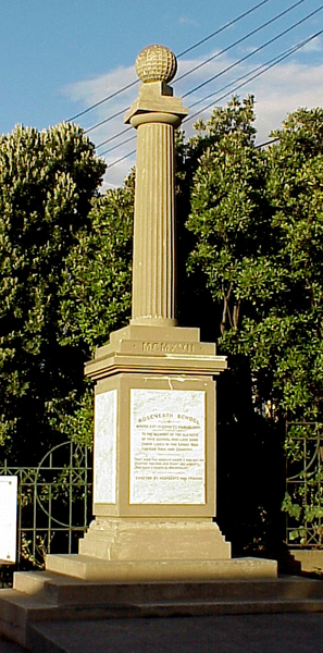 Oorlogsmonument Roseneath