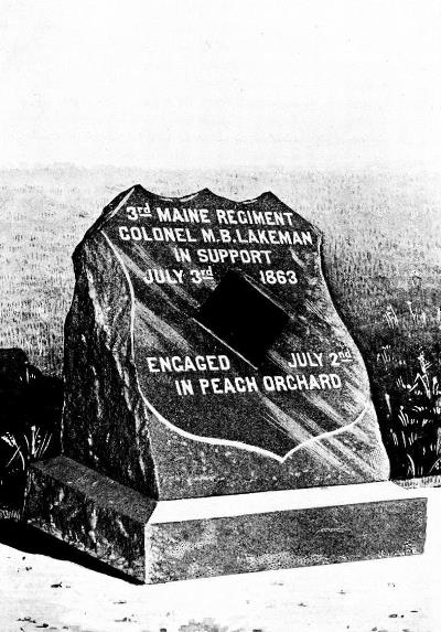 3rd Maine Infantry Marker