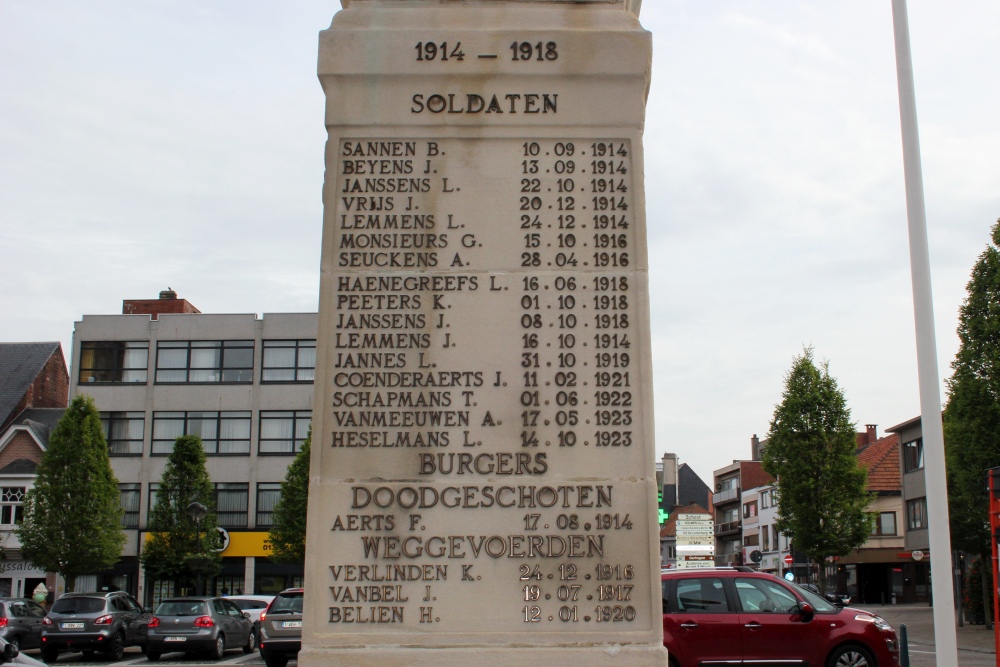 War Memorial Tessenderlo #5