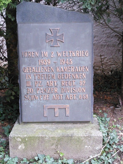 Memorial Artillerie Abteilung 648