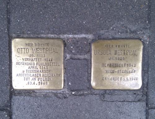 Stolpersteine Groe Theaterstrae 25