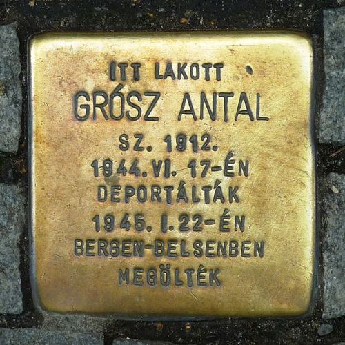 Stumbling Stone Bethlen Gábor tér 7 #1