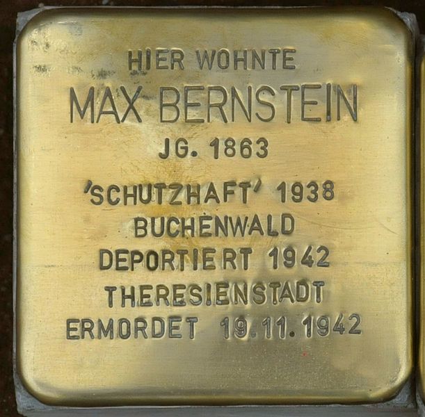 Stolpersteine Lindenstrae 1 #2