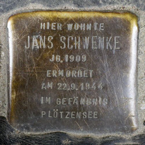 Stolperstein Ohmstraße 10