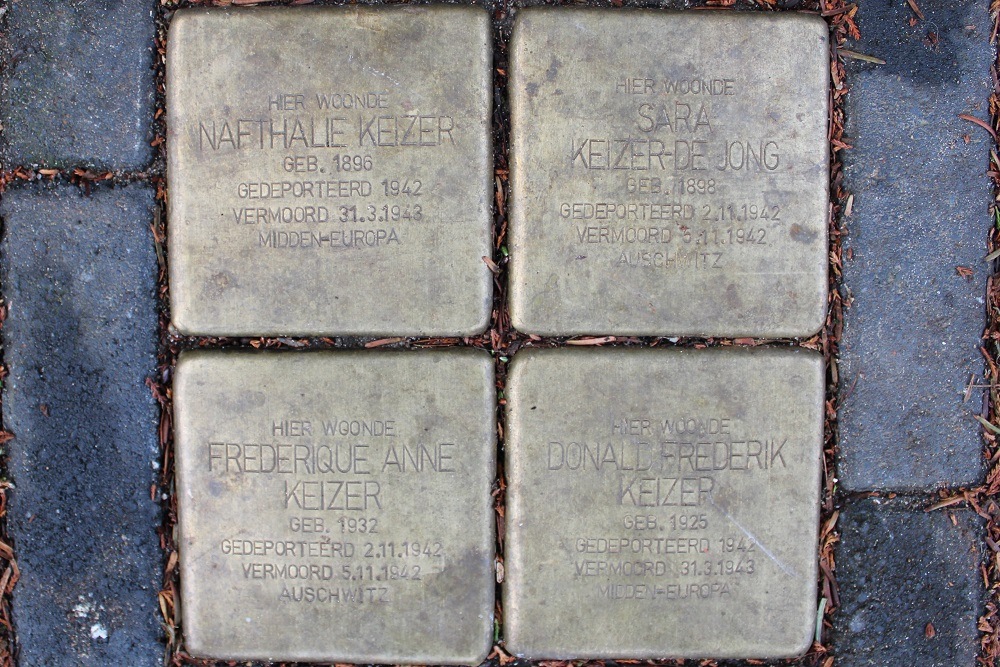 Stumbling Stones Van Beverningkstraat 147 #1