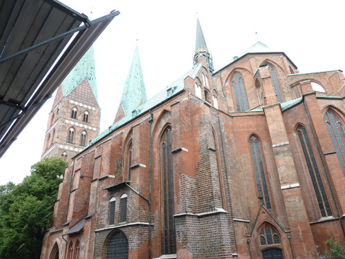 Memorial Destruction St. Mary's Church Lübeck #2