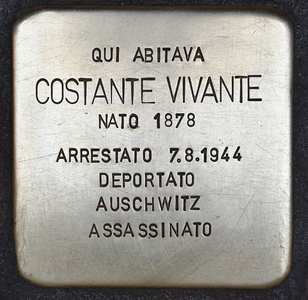 Stolpersteine Calle Scaleta 6039 #3