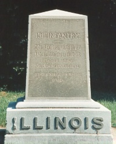 131st Illinois Infantry (Union) Monument #1