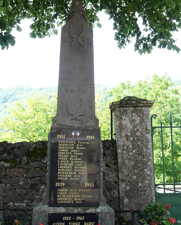 Oorlogsmonument Brivezac