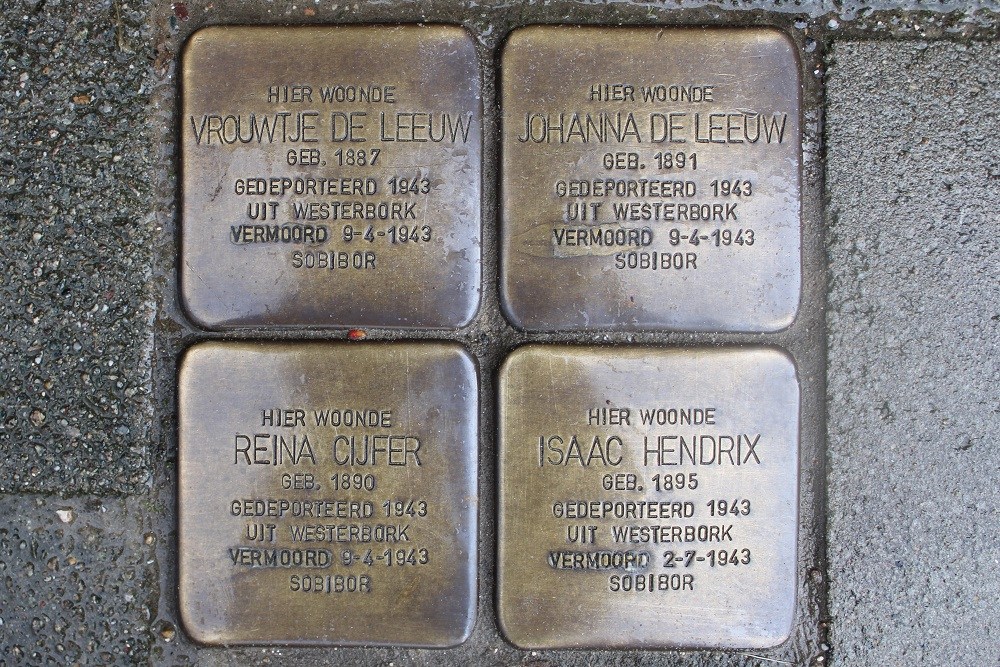 Stolpersteine Johan M. Coenenstraat 19