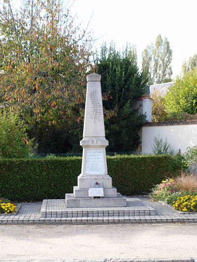 Oorlogsmonument Sury-aux-Bois