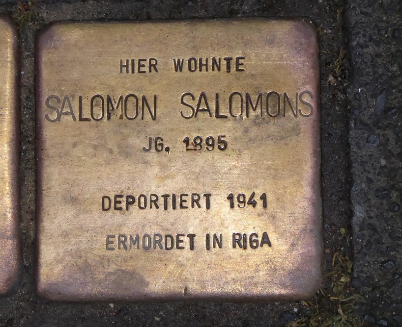 Stolpersteine Sonnenstraße 74 #4