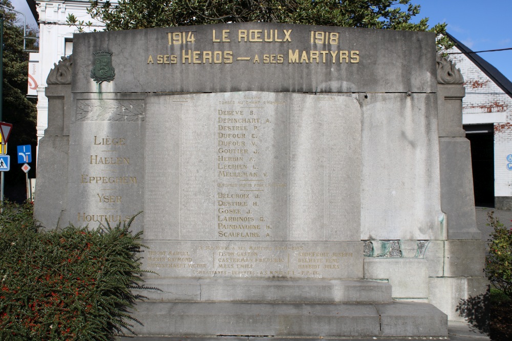 Oorlogsmonument Le Roeulx #2