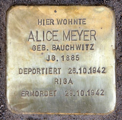 Stolpersteine Trautenaustrae 16 #1