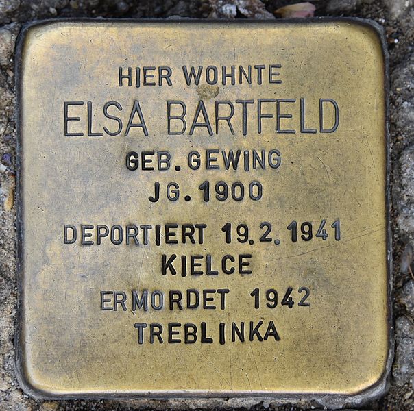 Stumbling Stones Wiener Straße 10