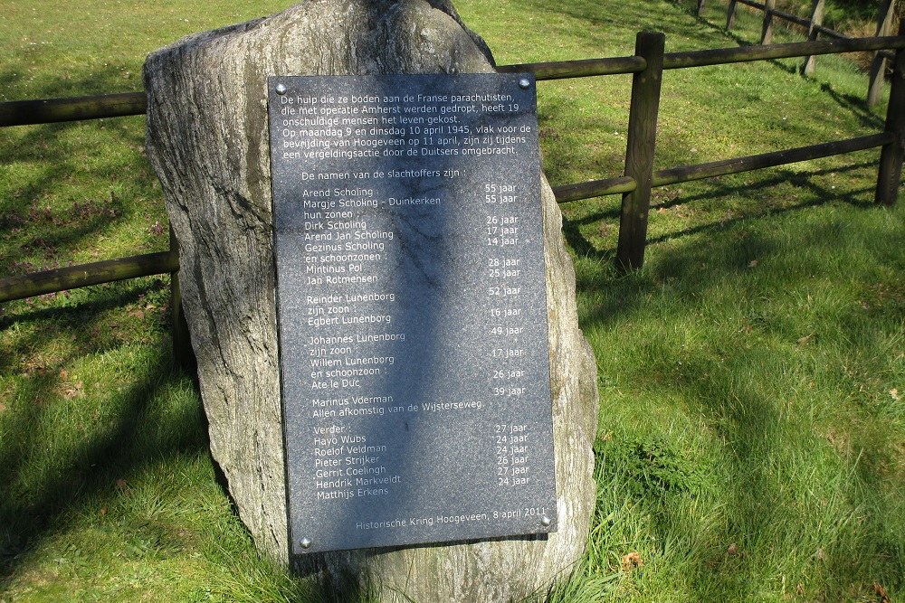 Executiemonument Wijsterseweg Hoogeveen #5