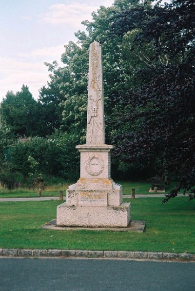 Oorlogsmonument Parochie van Ducklington