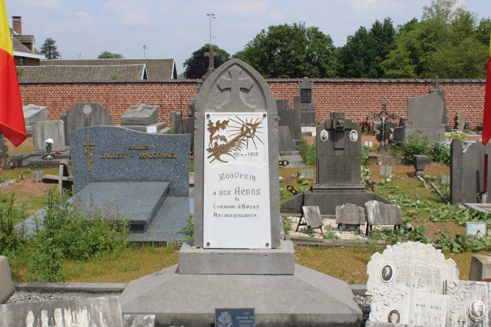 War Memorial Churchyard Awans #2