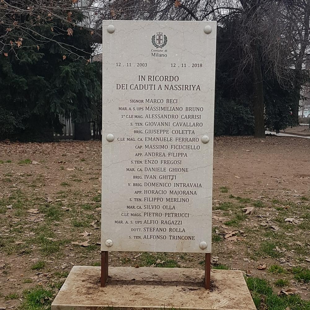 Monument Gevallenen Nassirya Milan #2