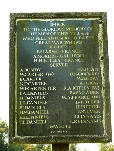 Oorlogsmonument bij St. Giles Church