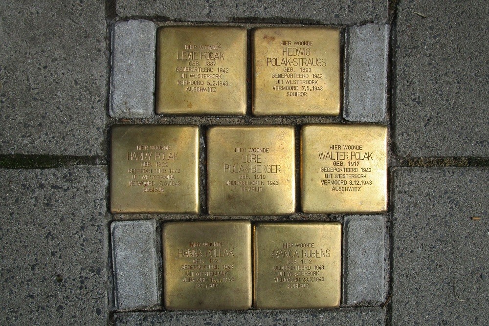 Stolpersteine Adelheidstraat 22 #1