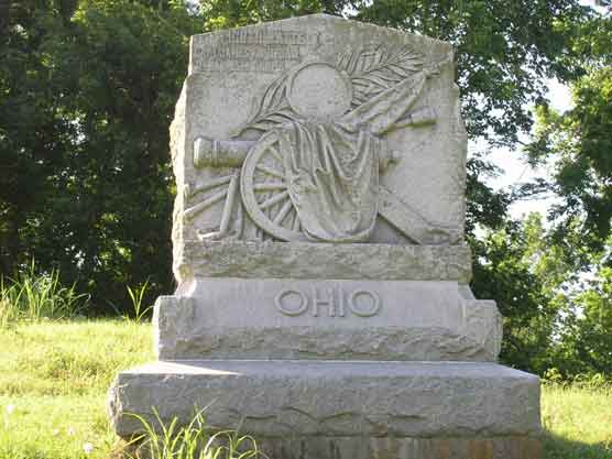 Monument 8th Battery Ohio Light Artillery (Union)