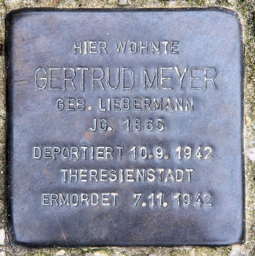 Stolpersteine Strae zum Lwen 19 #2