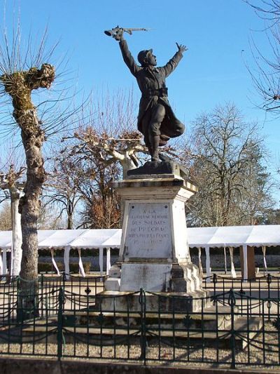 Oorlogsmonument Préchac #1