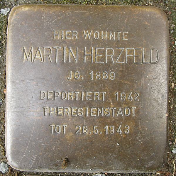 Stolpersteine Gustav-Adolf-Strae 37 #3